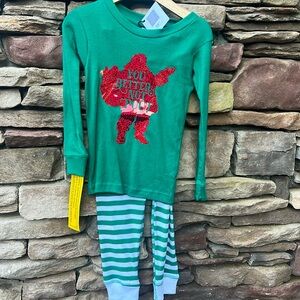 Glitter Christmas pajamas